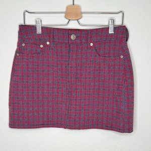 AMERICAN EAGLE Plaid Preppy Mini skirt